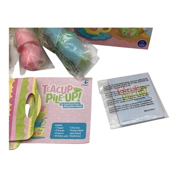 Educational Insights Teacup Pile-Up! Preschool Relay Game Fun Educational Game - Picture 10 of 11